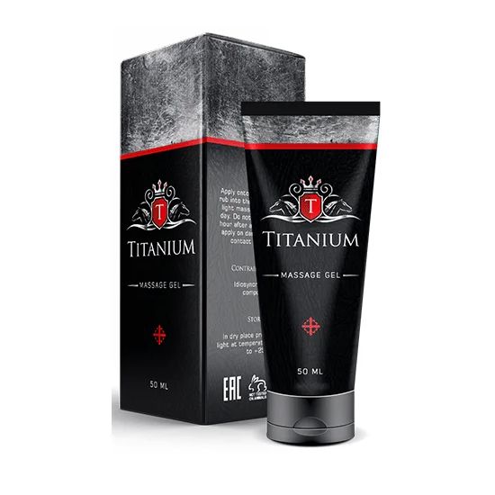 Гель для збільшення члена Titanium гель Titanium - фото 1